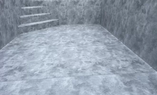 Création d'une piscine semi enterrée en béton à Bonne 