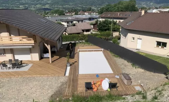Paysagiste pour l'installation d'une piscine à coque et l'aménagement extérieur à Scionzier, Scionzier, Garden Art